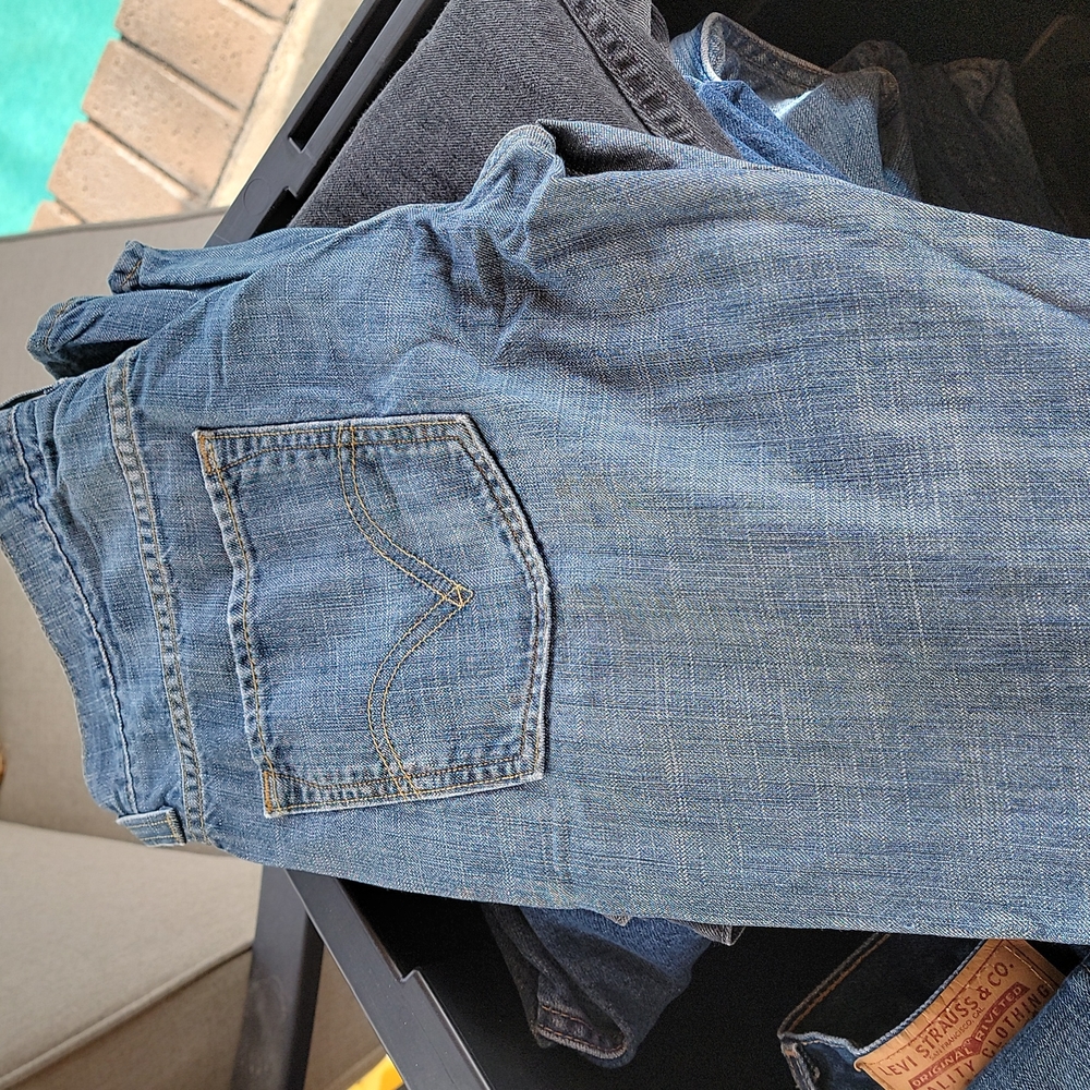 Men's 33x32 511 Skinny Levi Blue Jeans